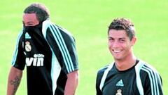 Cristiano volvió a entrenarse