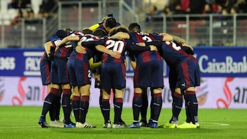 Jugadores del Eibar. 