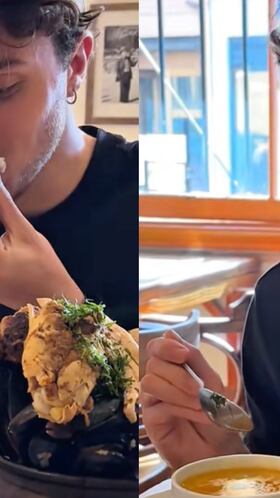 Influencer italiano prueba un plato típico chileno y su reacción ya es viral: “No tiene sentido”