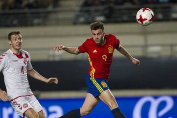 Spain U21 | Borja Mayoral against Denmark.