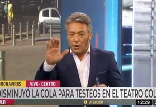 ¡Se desmayó! Tremendo susto en la TV de Argentina por este reportero