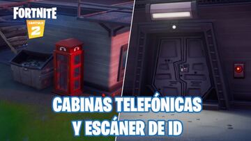 Fortnite Cap&iacute;tulo 2 - Temporada 2 | Desaf&iacute;o del Informe de Brutus: &iquest;d&oacute;nde encontrar cabinas telef&oacute;nicas y esc&aacute;ner de ID?