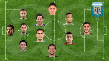 El asombroso XI de ausencias de Argentina para el Mundial