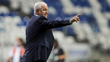 Javier Aguirre Monterrey head Coach during the game Monterrey vs Pumas UNAM, corresponding to the fifth round match of the Torneo Guard1anes Clausura 2021 of the Liga BBVA MX, at BBVA Bancomer Stadium, on February 06, 2021.
<br><br>
Javier Aguirre Director Tecnico de Monterrey durante el partido Monterrey vs Pumas UNAM, correspondiente a la Jornada 05 del Torneo Clausura Guard1anes 2021 de la Liga BBVA MX, en el Estadio BBVA Bancomer, el 06 de Febrero de 2021.