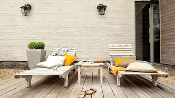 Aplique de pared perfecto para exteriores y que puedes encontrar en Amazon.