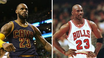 LeBron ya ha jugado los 1.072 partidos de Michael Jordan