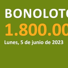 Consulta los números ganadores del sorteo de Bonoloto de hoy, lunes 5 de junio