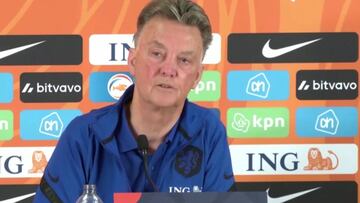 Van Gaal y las risas de la sala de prensa cuando habla de un posible ganador del Mundial