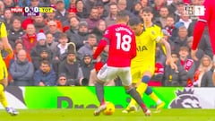 Es una entrada criminal: Casemiro salió ileso de milagro