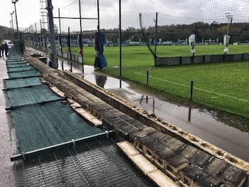 Destrozos del temporal en Abegondo