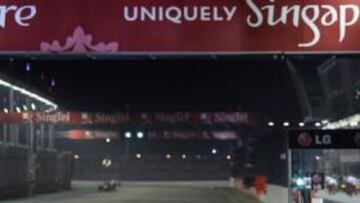 <b>BRILLANTE. </b>Alonso sale quinto con un coche sobre el que su compañero sólo pudo ser penúltimo.