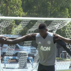 Mou, Pogba y Lukaku ya entrenan para medirse al Real Madrid