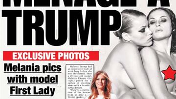 La portada de New York Post protagonizada por Melania Trump desnuda en su época como modelo.