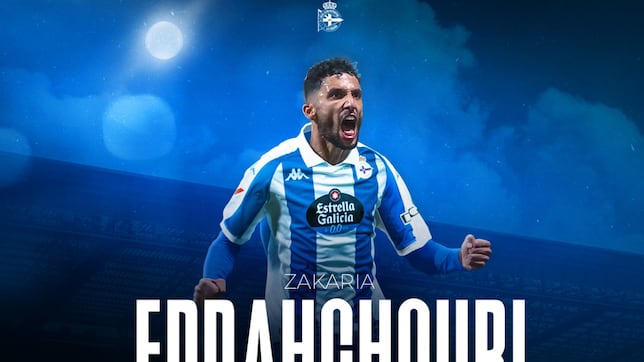 Oficial: Eddahchouri fima por el Deportivo hasta 2028