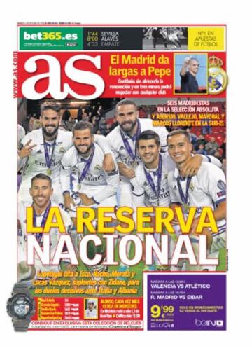 Las portadas de AS de octubre