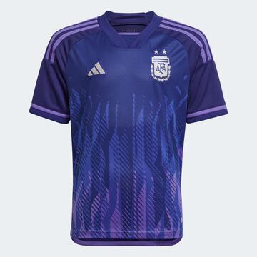 This is certainly set to be Lionel Messi's last World Cup and we may get to see the striker don this impressive jersey in the group stage game against Poland. The 'Albiceleste' home shirt is iconic but this away effort is a stylish effort.