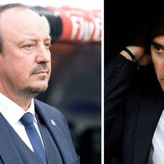 Benítez y Lopetegui: el día que sus jugadores les arroparon...