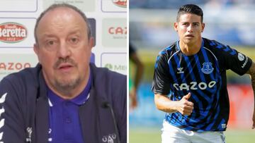 Benítez se pronuncia sobre el caso James Rodríguez