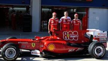 <b>800 GGPP. </b>Ferrari estrena un nuevo diseño en el monoplaza.