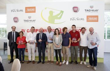 Los ganadores del IV Campeonato As de Golf.