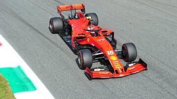 Formula One F1 - Italian Grand Prix - Circuit of Monza, Monza, Italy - September 8, 2019   Ferrari&#039;s Charles Leclerc in action during the race   REUTERS/Jennifer Lorenzini