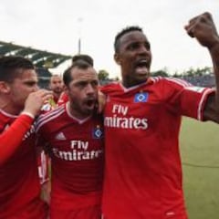 Díaz, héroe en Hamburgo que se salvó en la agonía de bajar