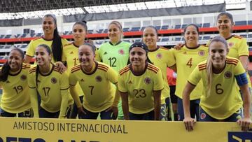 Selecci&oacute;n Colombia Femenina en un amistoso