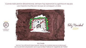 La RFEF homenajea a los niños y niñas afectados por la DANA en su felicitación de Navidad