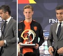 La fría reacción de De Jong al recibir un premio en la final