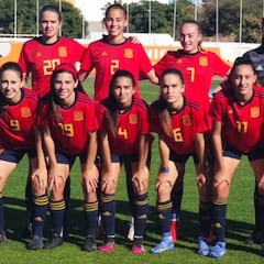 Goleada de la Sub-19 a Portugal para jugarse el pase ante R. Checa