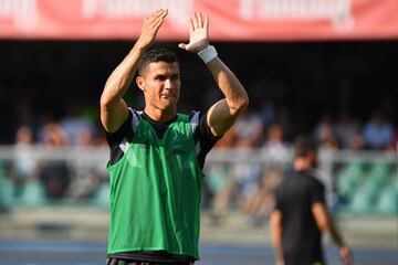 El debut de Cristiano con la Juve en imágenes