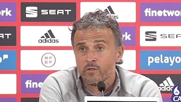 Luis Enrique: "¿Un once tipo? No decidiré por lo que digan Pepe, Manolo o Lucas..."