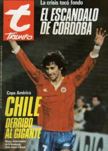 Triunfo contundente de Chile sobre Brasil en la Copa América de Argentina 1987. Grandes actuaciones de Juan Carlos Letelier e Ivo Basay. 4-0 ganó la Roja.