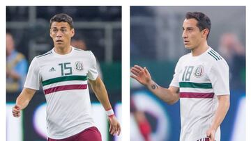 Las lesiones de H&eacute;ctor Moreno y Andr&eacute;s Guardado preocupan en la Selecci&oacute;n Mexicano.