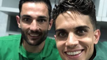 Bartra se sintió indispuesto: "He llegado justo al vestuario..."