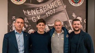 Güler con Mourinho.