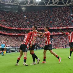 Athletic 2 - 0 Sevilla: resumen goles y resultado del partido de LaLiga EA Sports 2024