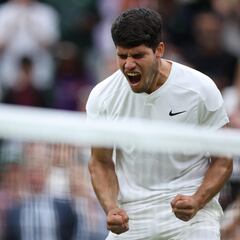 Alcaraz gana a Humbert para repetir cuartos en Wimbledon