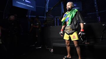 Deiveson Figueiredo tras su victoria en el UFC Fight Island 2.