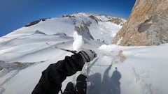 Adri Millan, GoPro Line of the Winter enero 2024, en los Andes Mendocinos, Argentina.