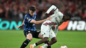 Ruggeri en un partido ante el Leverkusen.