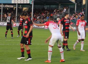 Chicharito, en la Florida Cup ante Santa Fe.