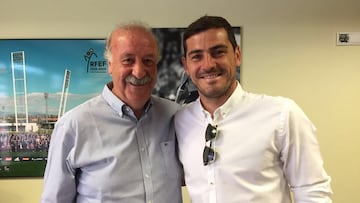 Del Bosque y Casillas, en una imagen de archivo.