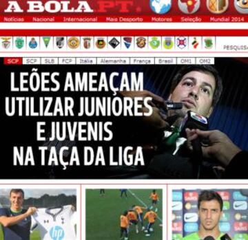 Portadas de la prensa extranjera