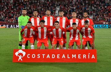 Once del Almería contra el Castellón