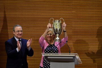 Florentino Perez y Manuela Carmena