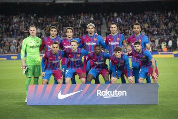 Once inicial del Barcelona