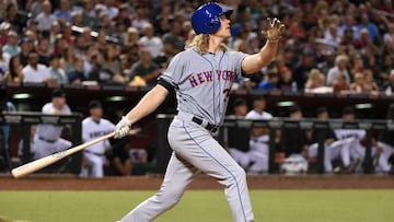 Noah Syndergaard es un prodigio en el mont&iacute;culo y tambi&eacute;n a la hora de batear en las Grandes Ligas.