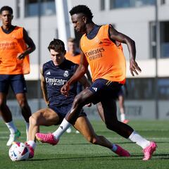 El Madrid vuelve a Valdebebas sin Ceballos, Güler ni Mendy