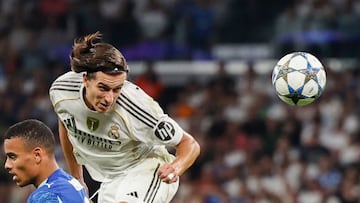 Carreras, en el partido de Champions ante el Marsella.